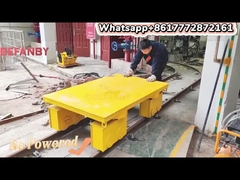 عربة نقل السكك الحديدية يدويًا ، عربة نقل المصانع طويلة العمر