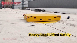 عربة نقل القرص الدوار للسكك الحديدية المخصصة، عربتا نقل تنسقان وترسوان مع بعضهما البعض