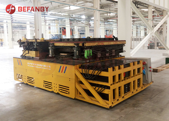 Steerable Trackless Handling Cart,Metallurgy Industry Battery Transfer Cart Electric Transport Cart On Cement Floor