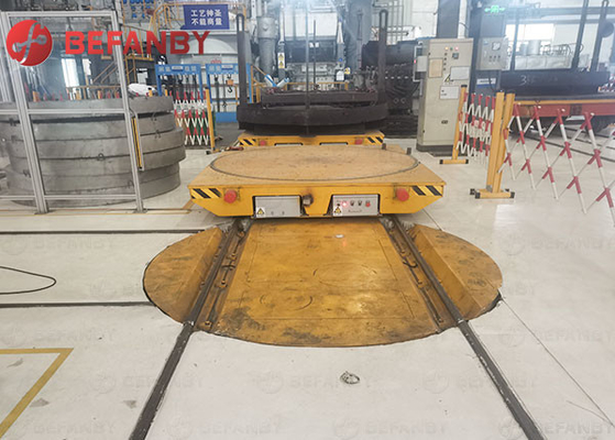 Customized Railway Electrical Mold Factory Turntable Transfer Cart