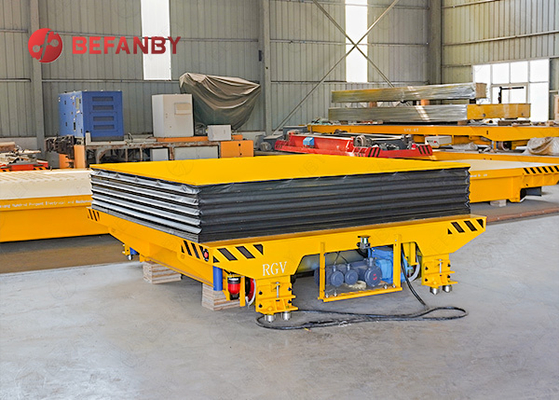 Remote Control Q235 Mold Transfer Cart , 25 Tons Bay To Bay Die Change Cart