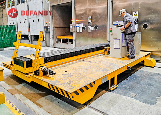 Remote Control Q235 Mold Transfer Cart , 25 Tons Bay To Bay Die Change Cart