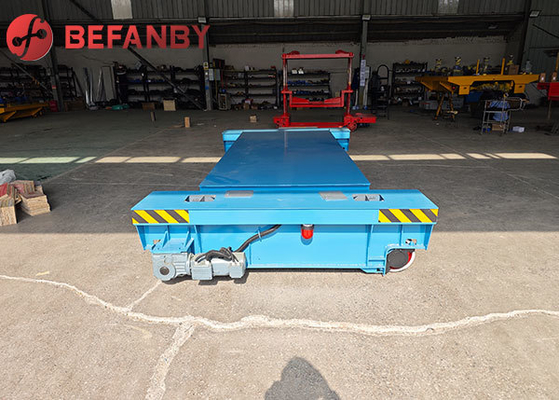 Stable Structure Handling Machine Parts Hydraulic Lift 5T Transfer Cart