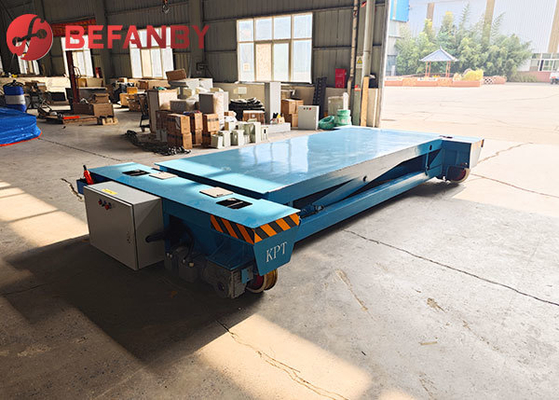Stable Structure Handling Machine Parts Hydraulic Lift 5T Transfer Cart
