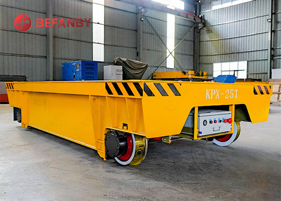 25 Tonne Battery Operated Rail Transfer Cart with High-Strength Steel Construction