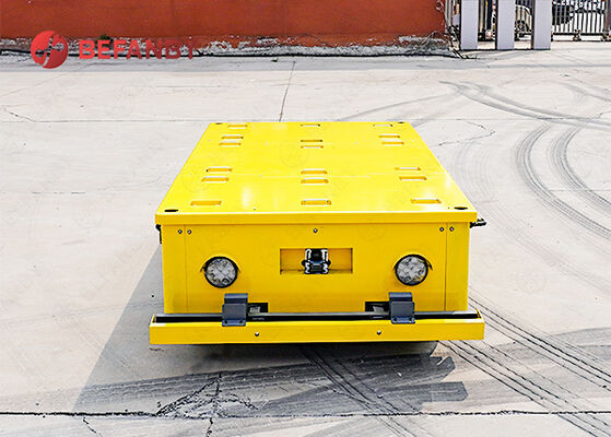 5 Ton trackless transport trolley with PU wheels