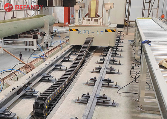 Heavy Load Steel Plant Low Voltage Rail Transfer Cart With Electric