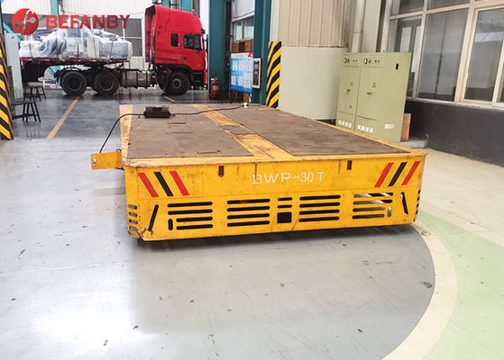 Heat Resistant Automatic Trackless Transfer Cart 1-300T For Material Handling