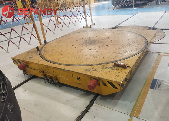 Customized Railway Electrical Mold Factory Turntable Transfer Cart