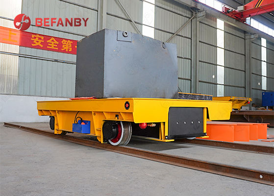 10 Ton Long Lifetime Steel Welding Frame Battery Transfer Cart With Battery Operated Power