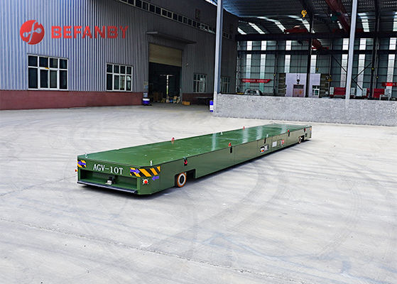 Custom Extra-long Countertops 10T AGV Robot Material Transfer Carts