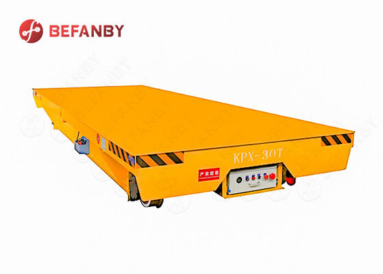 30T Battery Rail Transfer Cart for Material Handling Factory