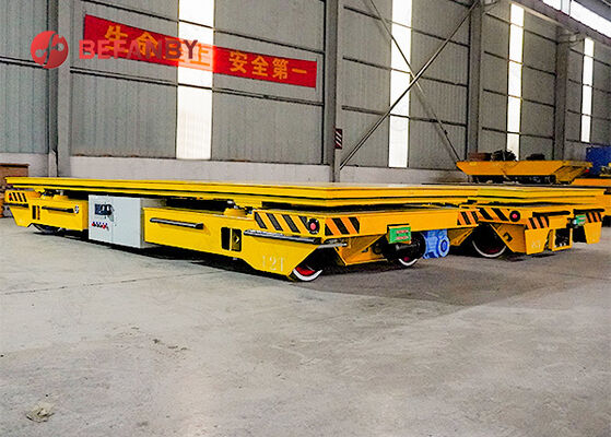 عربة نقل الروبوت ذات الحمولة الثقيلة 12T تعمل بالبطاريات مع نظام التحكم الذكي