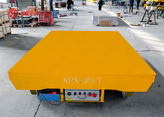 عربة نقل السكك الحديدية ذات الطاقة البطارية 25 طن مع عجلات الصلب المصبوب للتعامل مع الحمولة الثقيلة