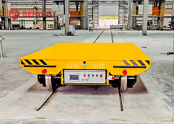 60T Capacity Low Voltage Rail Transfer Cart