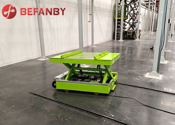 Four Wheels Electric Transfer Cart For Light Industry 1 - 300T Load Capacity